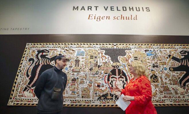 06042023 prijs kunstwerk even hoog als studieschuld dordrechts museum dordrecht stolkfotografie